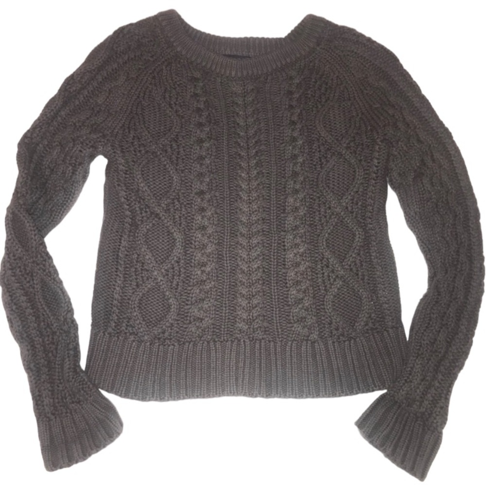 Gap Kids Gray Cable Knit Sweater Sz. S 6-7